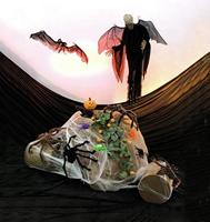 Europalms Halloween vleermuis 120 cm - thumbnail