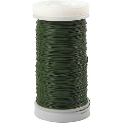 Creativ Company Bloemendraad, dikte 0,31 mm, 100 gr, groen, 160 m/ 1 rol
