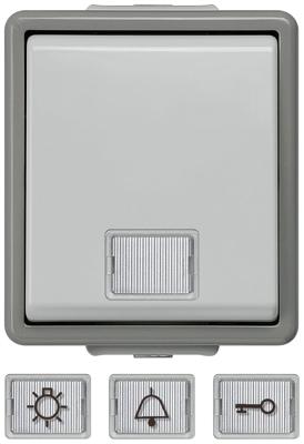 Siemens 5TD4701 Knop Delta Grijs Schakelmateriaal 1 stuk(s)