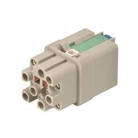 HARTING 09120123101 Businzetstuk Han® Q 12 + PE Han-Quick Lock 1 stuk(s) Piece - thumbnail
