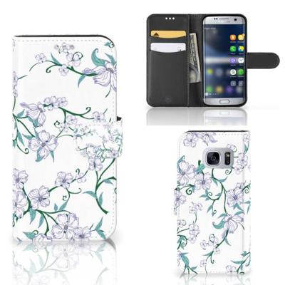 Samsung Galaxy S7 Uniek Hoesje Blossom White