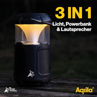 Aqiila AQPBB1BK444 Soundbird B10 Campinglamp LED werkt op een accu 954 g Zwart