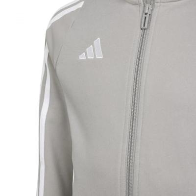 adidas Tiro 24 Trainingsjack Kids Grijs Wit - thumbnail