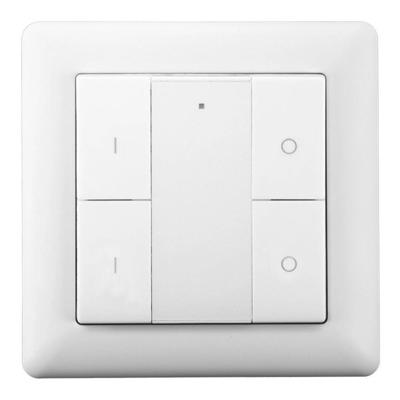 EcoDim - Draadloze Schakelaar - Smart WiFi - ED-10012 - ZigBee - 2-voudig Schakelaar - Wit