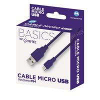 FRTEC - USB-kabel USB A micro-USB B mannelijk blauw - thumbnail