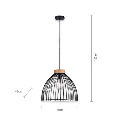 Just Light HanglampLami zwart - 11419-18