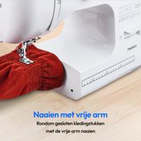 Naaimachine - MEDION - SM 60 - 62W - 24 steken + dubbele steken - 700 tpm - LED - Wit - thumbnail