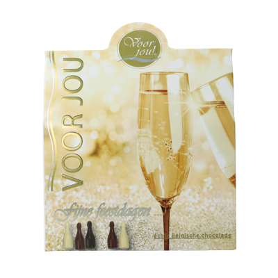 Wensdoosje trendy fijne feestdagen 100 Gram