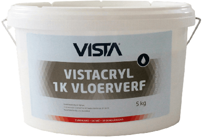 vista vistacryl 1k vloerverf donkere kleur 5 kg vista vistacryl 1k vloerverf donkere kleur 5 kg