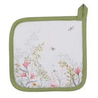 Clayre & Eef Pannenlap bloemen 20x20cm - thumbnail