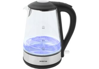 Inventum HW717G waterkoker 1,7 l Zwart, Roestvrijstaal 2150 W Inventum HW717G waterkoker 1,7 l Zwart, Roestvrijstaal 2150 W