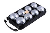 Engelhart Longfield jeu de boules spel 8 metalen ballen in tas - thumbnail