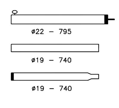 Campking Tentstok aluminium 80-220cm