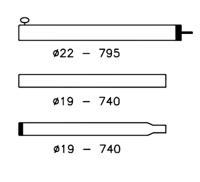 Campking Tentstok aluminium 80-220cm - thumbnail