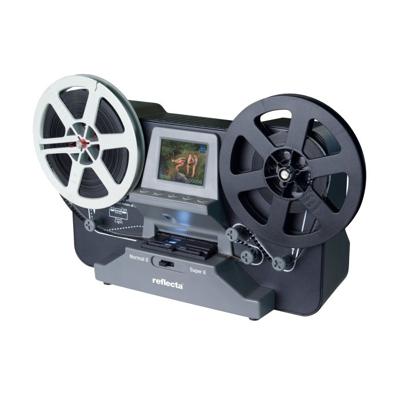 Reflecta Super 8 Normal 8 Filmscanner 1440 x 1080 Pixel Super 8 films, Dubbel 8 films, TV-uitgang, Geheugenkaartlezer, Display, Digitaliseren zonder PC