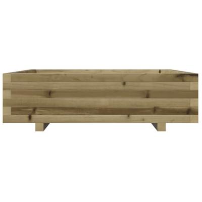 VidaXL Plantenbak 90x90x26,5 cm geïmpregneerd grenenhout