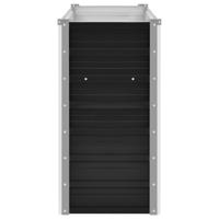 VidaXL Plantenbak verhoogd 100x40x77 cm gegalvaniseerd staal antraciet - thumbnail