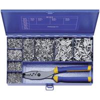 Klauke SK32B Assortiment adereindhulzen 0.75 mm², 1 mm², 1.5 mm², 2.5 mm², 4 mm², 6 mm², 10 mm², 16 mm² Ongeïsoleerd Metaal 4900 stuk(s) - thumbnail