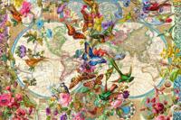 Ravensburger legpuzzel flora en fauna wereldkaart, 3000st. - thumbnail