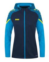 JAKO 6822D Jas Met Kap Performance Dames - Marine/Jako Blauw - 34 - thumbnail