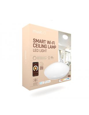 Plafondlamp muvit iO iO Wit Metaal Wi-Fi (2700 K) (6500 K) Plafondlamp muvit iO iO Wit Metaal Wi-Fi (2700 K) (6500 K)