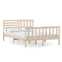 Bedframe massief hout 140x200 cm - thumbnail