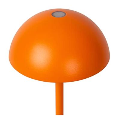 Lucide JOY - Oplaadbare Tafellamp Binnen/Buiten - Accu/Batterij - Ø 12 cm - LED Dimb. - 1x1,5W 3000K - IP54 - Oranje Lucide JOY - Oplaadbare Tafellamp Binnen/Buiten - Accu/Batterij - Ø 12 cm - LED Dimb. - 1x1,5W 3000K - IP54 - Oranje