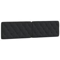 Bed met matras fluweel zwart 200x200 cm - thumbnail