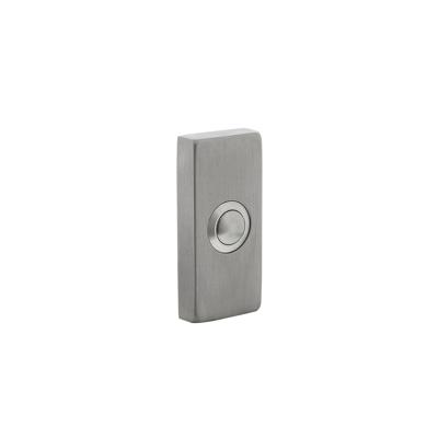 Intersteel deurbel rechthoekig 65x30x10mm verdekt - RVS