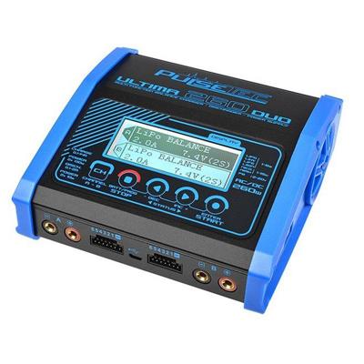 Pulsetec Ultima 260 Duo lader (LiFe, LiIon, LiPo, LiHV, NiMH, NiMH, NiCd en PB) Pulsetec Ultima 260 Duo lader (LiFe, LiIon, LiPo, LiHV, NiMH, NiMH, NiCd en PB)