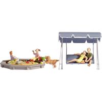 NOCH H0 Ouders en kinderen Geverfd, Staand - thumbnail