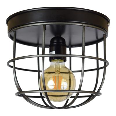 Urban Interiors plafondlamp 'Barn Large' Ø22, kleur Vintage Black