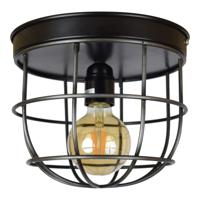 Urban Interiors plafondlamp 'Barn Large' Ø22, kleur Vintage Black - thumbnail