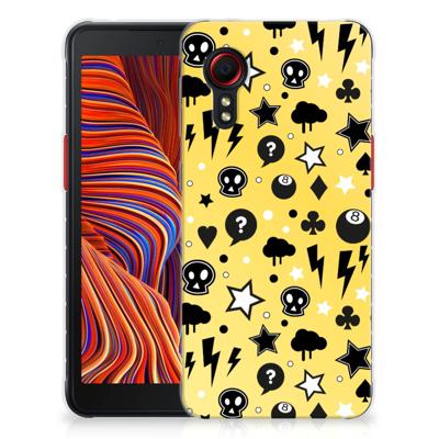 Silicone Back Case Samsung Galaxy Xcover 5 Punk Geel Silicone Back Case Samsung Galaxy Xcover 5 Punk Geel