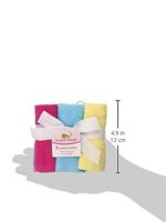 Luvable Friends Washandjes, Roze, 6-Count - thumbnail