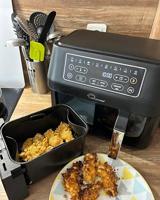 Dieetfriteuse - LITTLE BALANCE - 8765 - Crousty light duo - 9 L - 2460 W - 9 programma's - Zwart - thumbnail