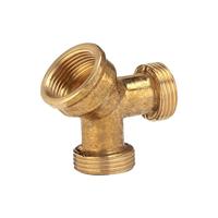 GARDENA 07155-20 Messing 2-voudige splitser 24,2 mm (3/4) binnendraad, 26,44 mm (3/4) buitendraad, 26,44 mm (3/4) buitendraad - thumbnail