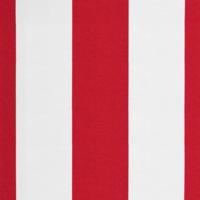VidaXL Vervangingsdoek voor luifel gestreept 4,5x3 m rood en wit - thumbnail