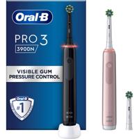 Oral B Elektrische tandenborstel pro 3 3900 black pink 1 Set - thumbnail