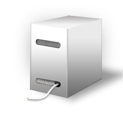 Enzo STP CAT5E box 305m grijs massief - 1381531