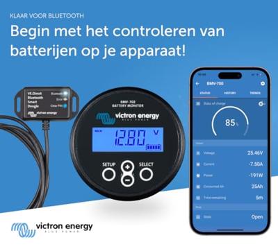Victron Energy BMV-702 Black BAM010702200R Accubewaking