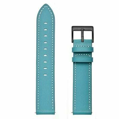 lederen bandje - Blauw - Xiaomi Redmi Watch 5 Active / Redmi Watch 5 Lite lederen bandje - Blauw - Xiaomi Redmi Watch 5 Active / Redmi Watch 5 Lite