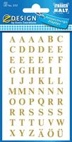 Avery AV-3727 Letteretiket 2 Vel Goud 10 Setjes met 2 Vel - thumbnail