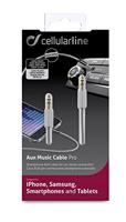 Cellularline ST 3.5/3.5 AU Audio Kabel - Grijs - thumbnail