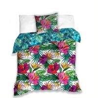 Carbotex dekbedovertrek kleurvolle bloemen - thumbnail