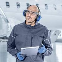 uvex astrospec 2.0 9164065 Veiligheidsbril Zwart, Blauw - thumbnail