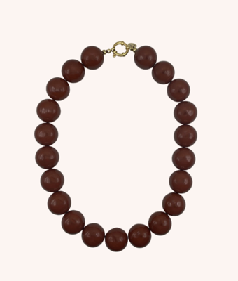 Bonnie Studios Wilma ketting bruin