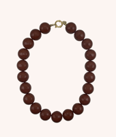 Bonnie Studios Wilma ketting bruin - thumbnail