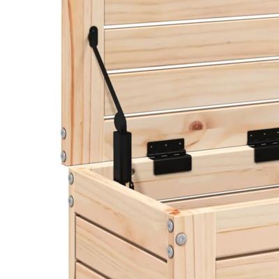 Tuinvoetenbank 62x31,5x52 cm massief grenenhout