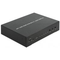 DeLOCK kvm 4-in-1 multiview switch 4x hdmi met usb kvm-switch - thumbnail